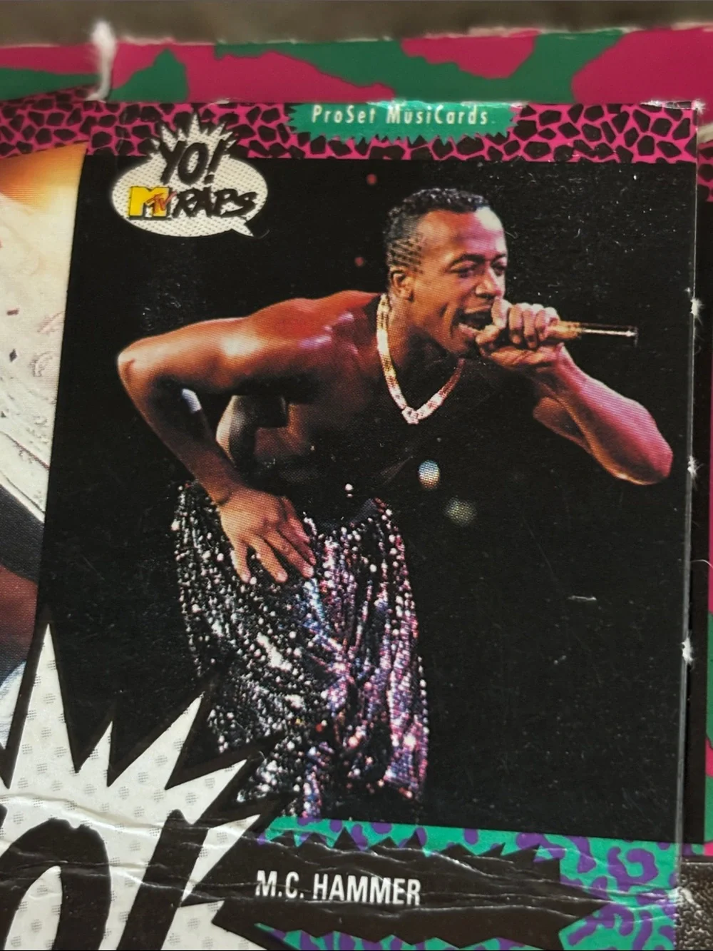 1991 MTV Yo! MTV Raps Trading Card Opened Box - 35 Unopened Packs - 350 Cards